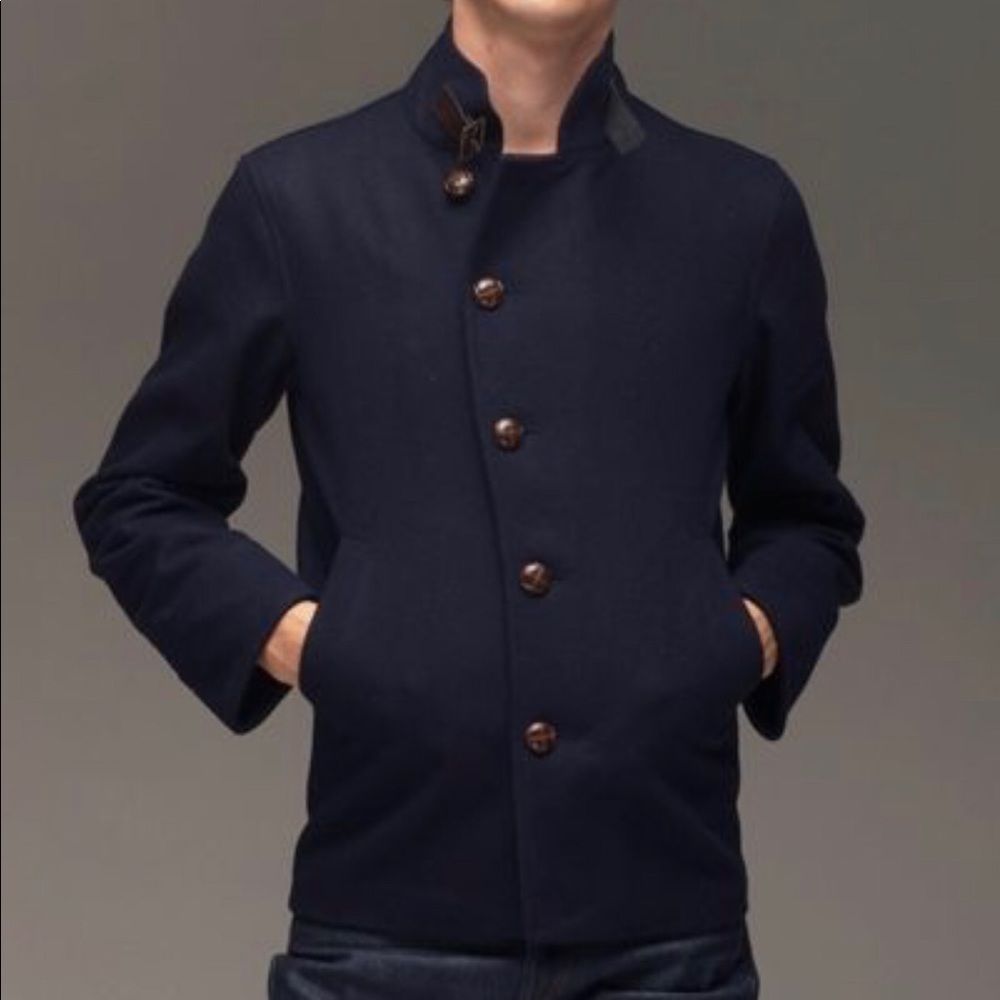 Shades of Greige wool coat